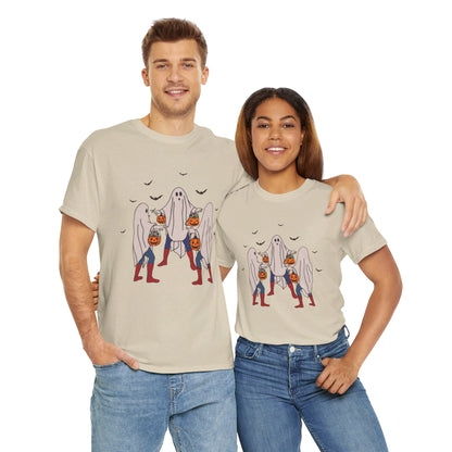 OMNI™ Halloween Themed Spider-Man Meme Unisex Heavy Cotton T-Shirt