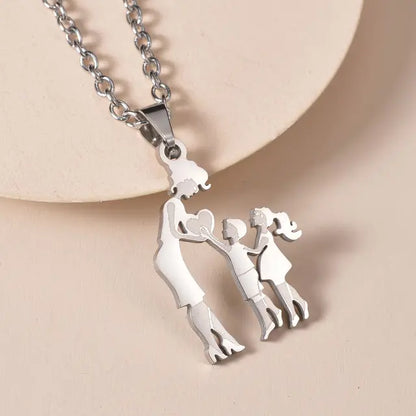 OMNI™ Family Silver Pendant Necklace