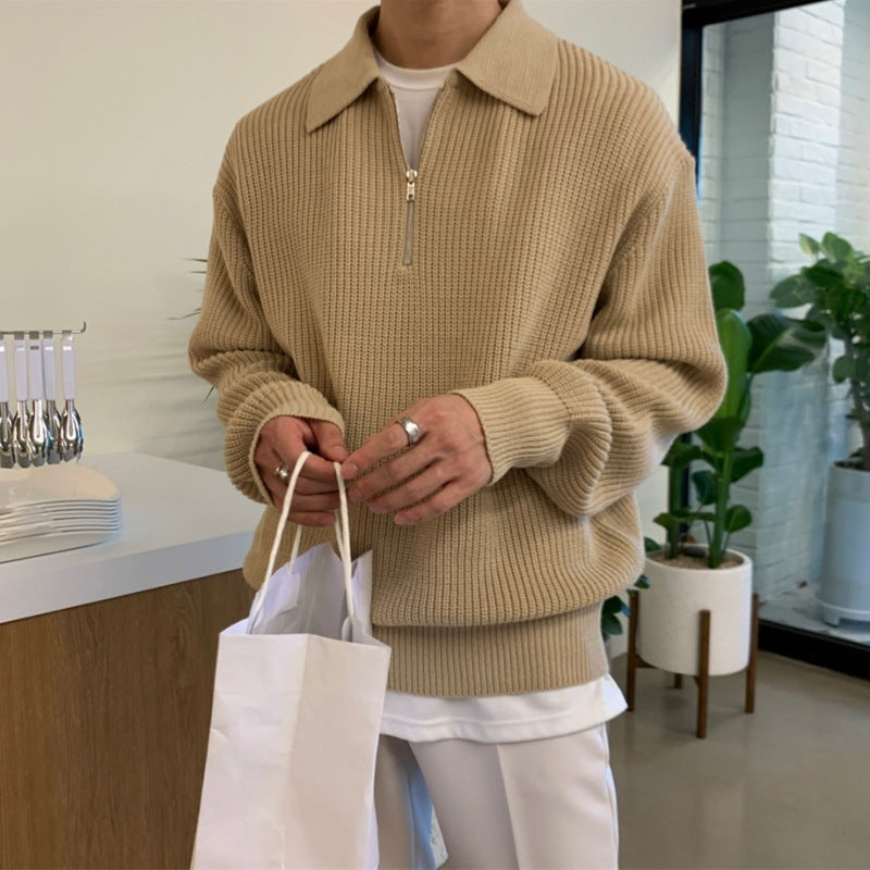 OMNI™ Men's Loose Lapel Knitted Winter Sweater