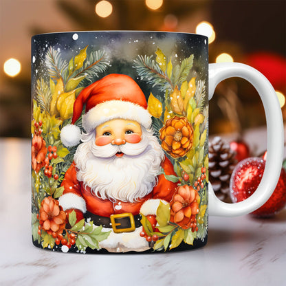 OMNI™ 3D Santa Claus Christmas Themed Ceramic Mug