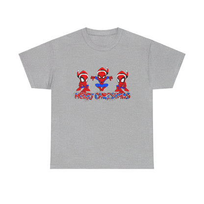 OMNI™ Spider-man Christmas Themed Unisex Heavy Cotton T-Shirt