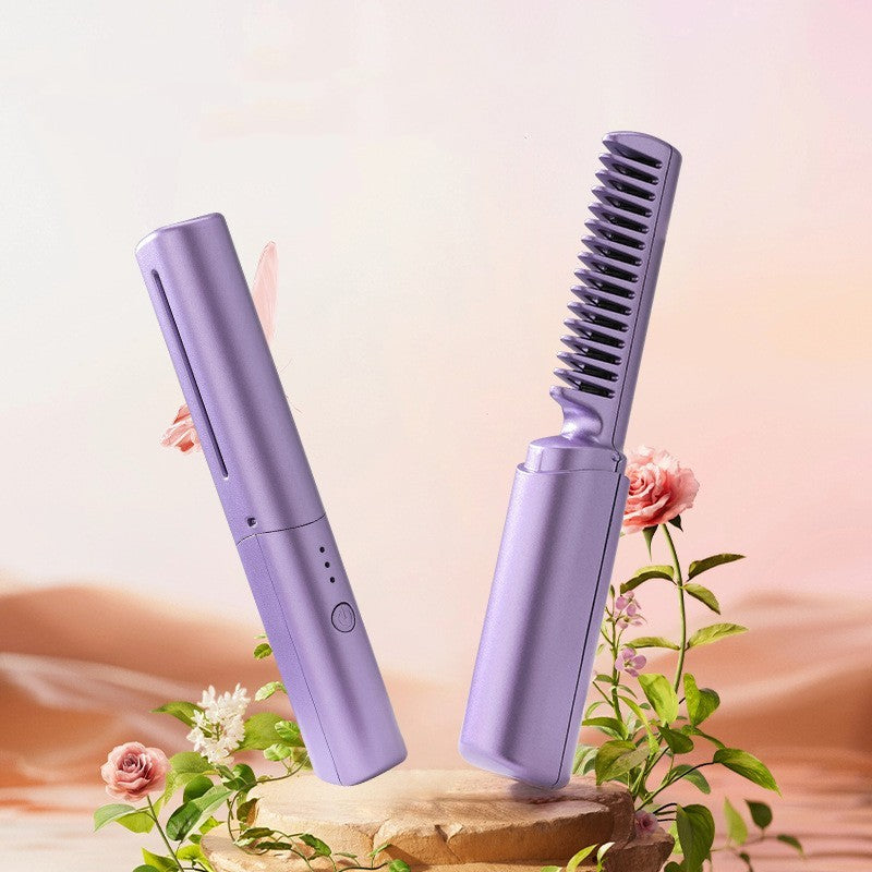 OMNI™ Portable Wireless Heated Hair Straightener Comb