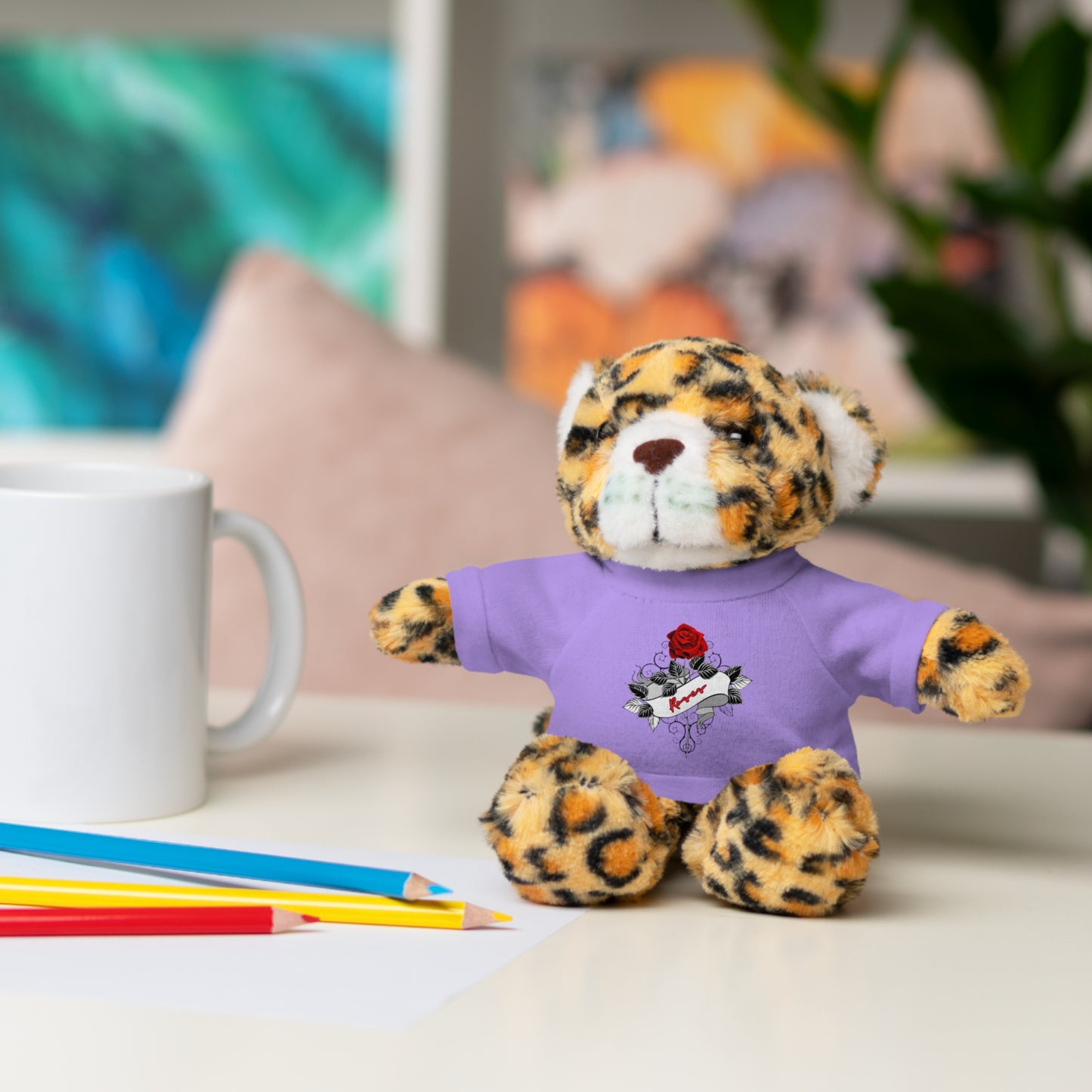 OMNI™ Roses Stuffed Animals with T-Shirt