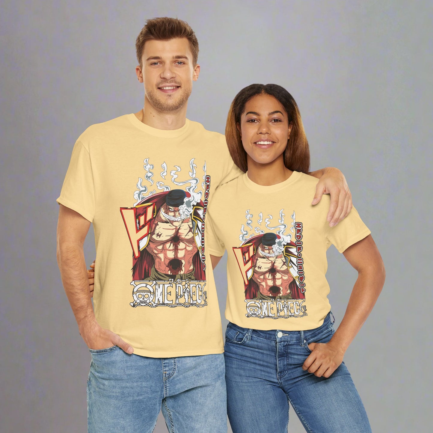 OMNI™ One Piece Edward "Whitebeard" Newgate Unisex Heavy Cotton T-Shirt