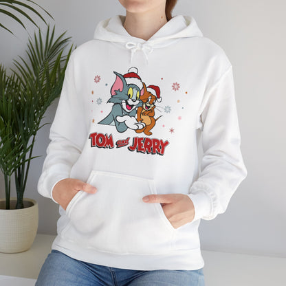 OMNI™ Tom and Jerry Christmas Themed Unisex Heavy Blend Hoodie