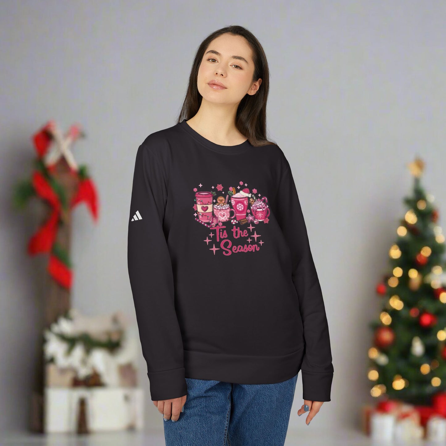 OMNI™ Tis The Season Adidas Unisex Fleece Crewneck Sweatshirt