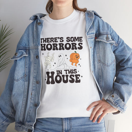 There's Some Horrors In This House Unisex Heavy Cotton Tee