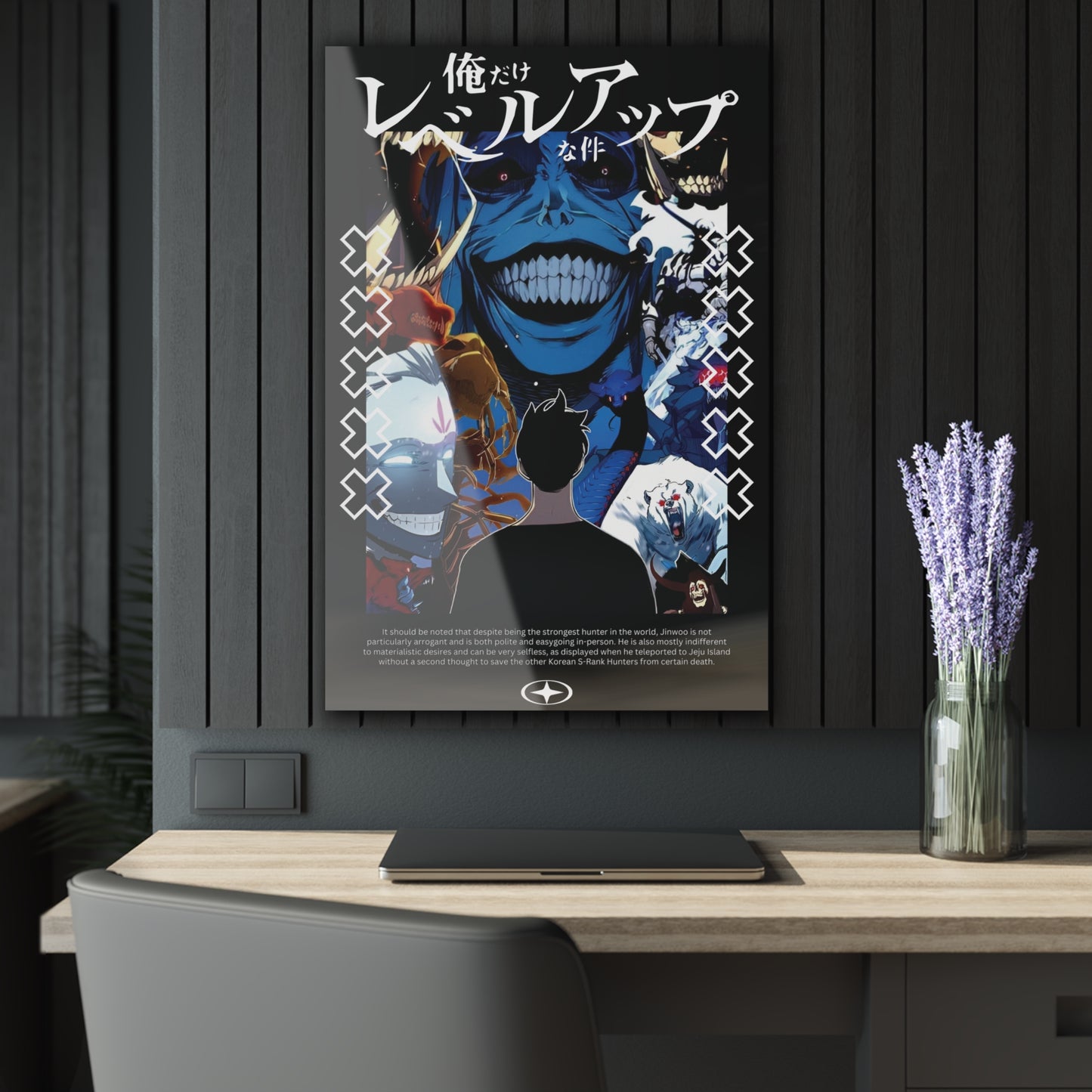 OMNI™ Solo Leveling Sung Jin-Woo vs Statue of God Acrylic Print