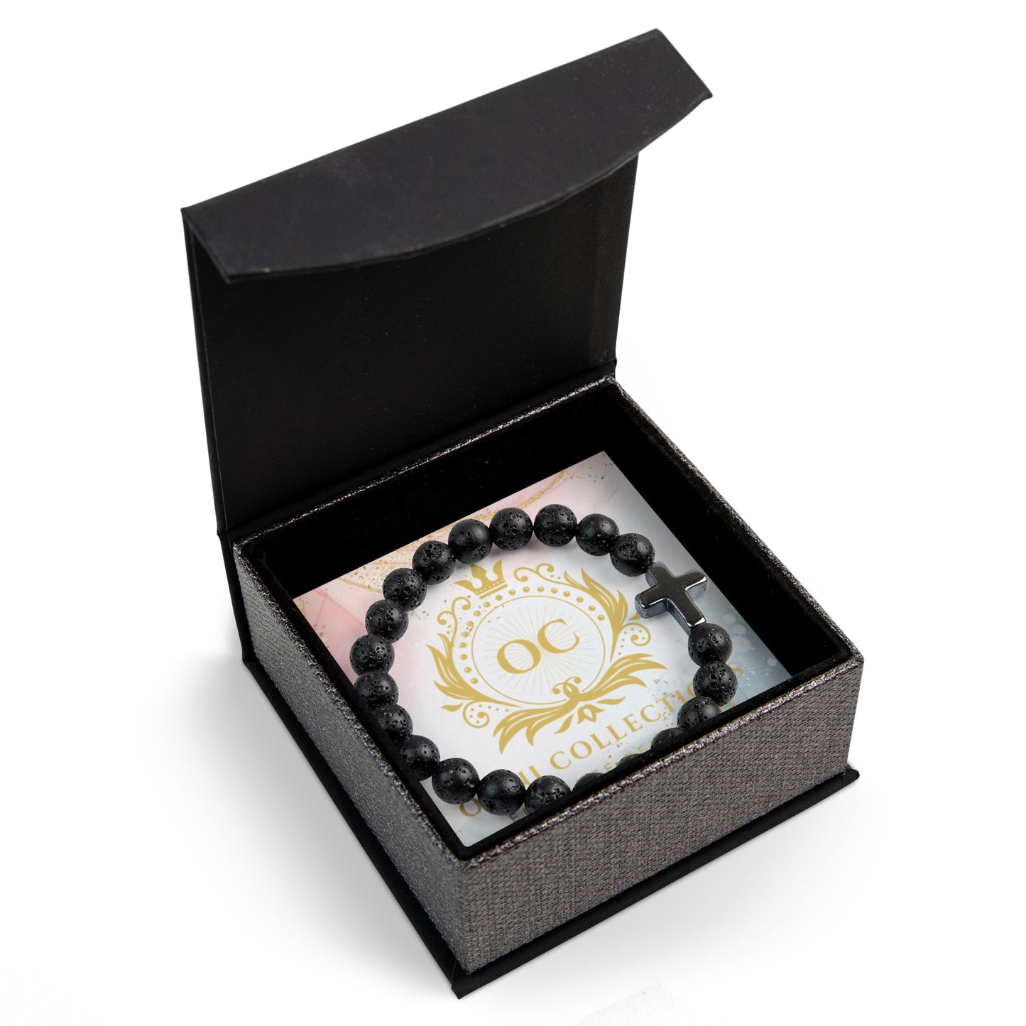 OMNI™ Collections Branded Cross Bead Bracelet