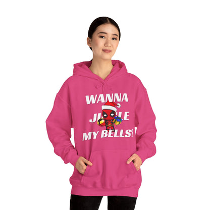 OMNI™ Deadpool Santa (Wanna Jingle My Bells?) Christmas Themed Hoodie