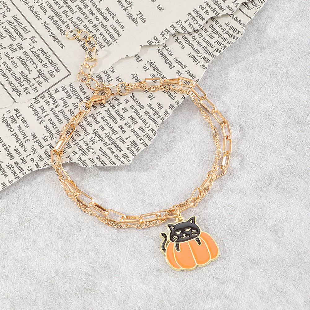 OMNI™ Simple Halloween Themed Metal Chain Bracelet