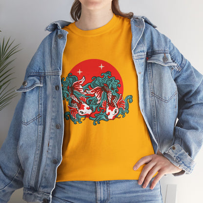 OMNI™ Japanese Koi Unisex Heavy Cotton T-Shirt