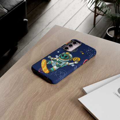 OMNI™ Skeleton Astronaut Space Surfer Double Layered Phone Case