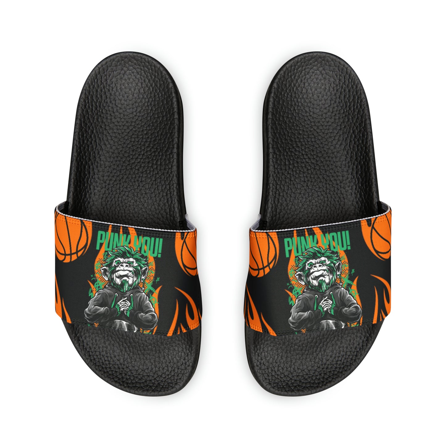 OMNI™ Punk Hipster Monkey Men's PU Slide Sandals