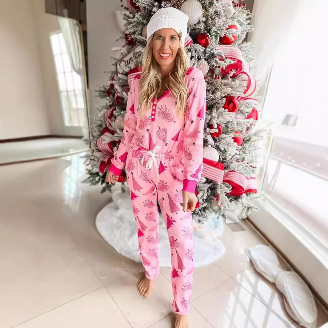 OMNI™ Two-piece Long-Sleeve Christmas Pajamas Set