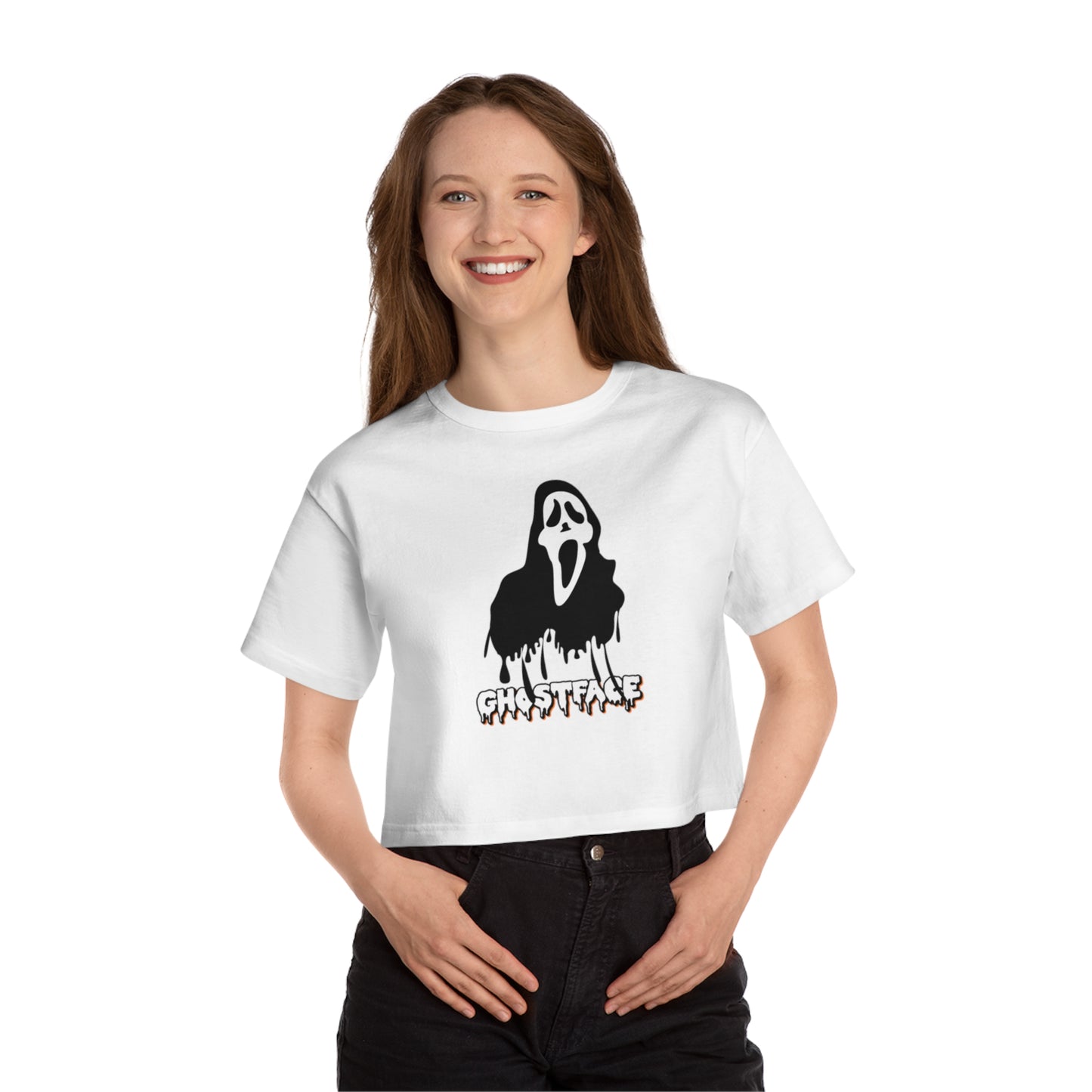 OMNI™ Ghostface Champion Women's Heritage Cropped T-Shirt