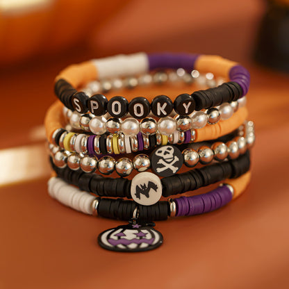 OMNI™ Simple Halloween Themed Crystal Bracelet Set