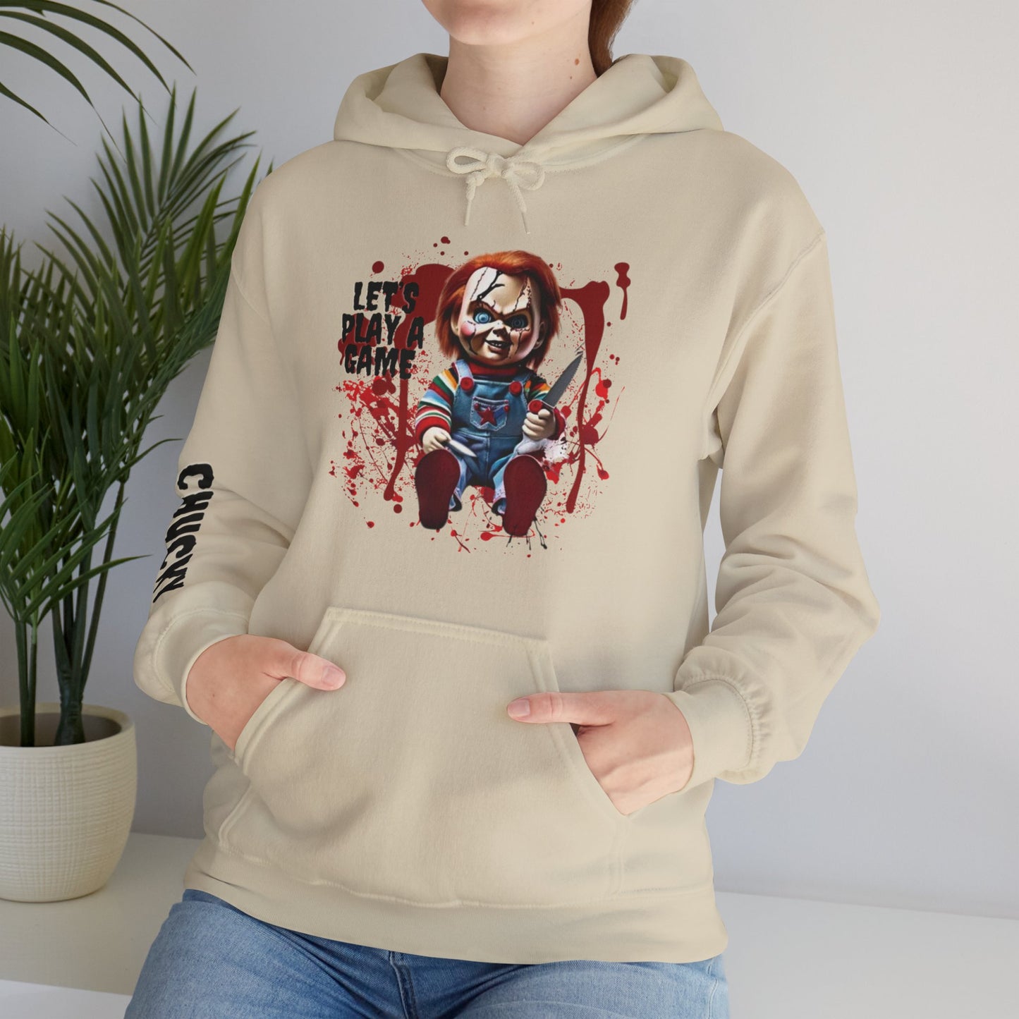 OMNI™ Chucky Bloody Design Unisex Heavy Blend Hoodie