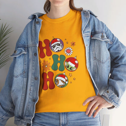 OMNI™ HO! HO! HO! Star Wars Christmas Themed Unisex Heavy Cotton T-Shirt