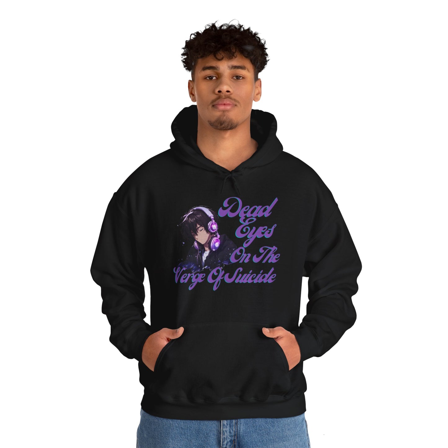 OMNI™ Dead Eyes On The Verge Of Suicide Unisex Heavy Blend Hoodie