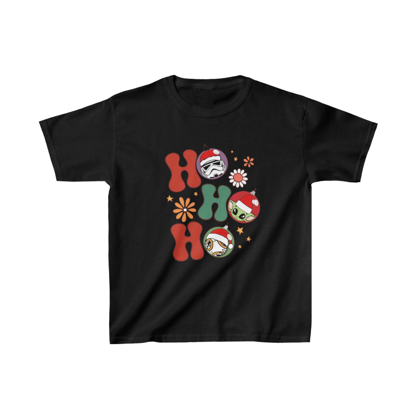 OMNI™ HO! HO! HO! Star Wars Christmas Themed Kids Heavy Cotton T-Shirt