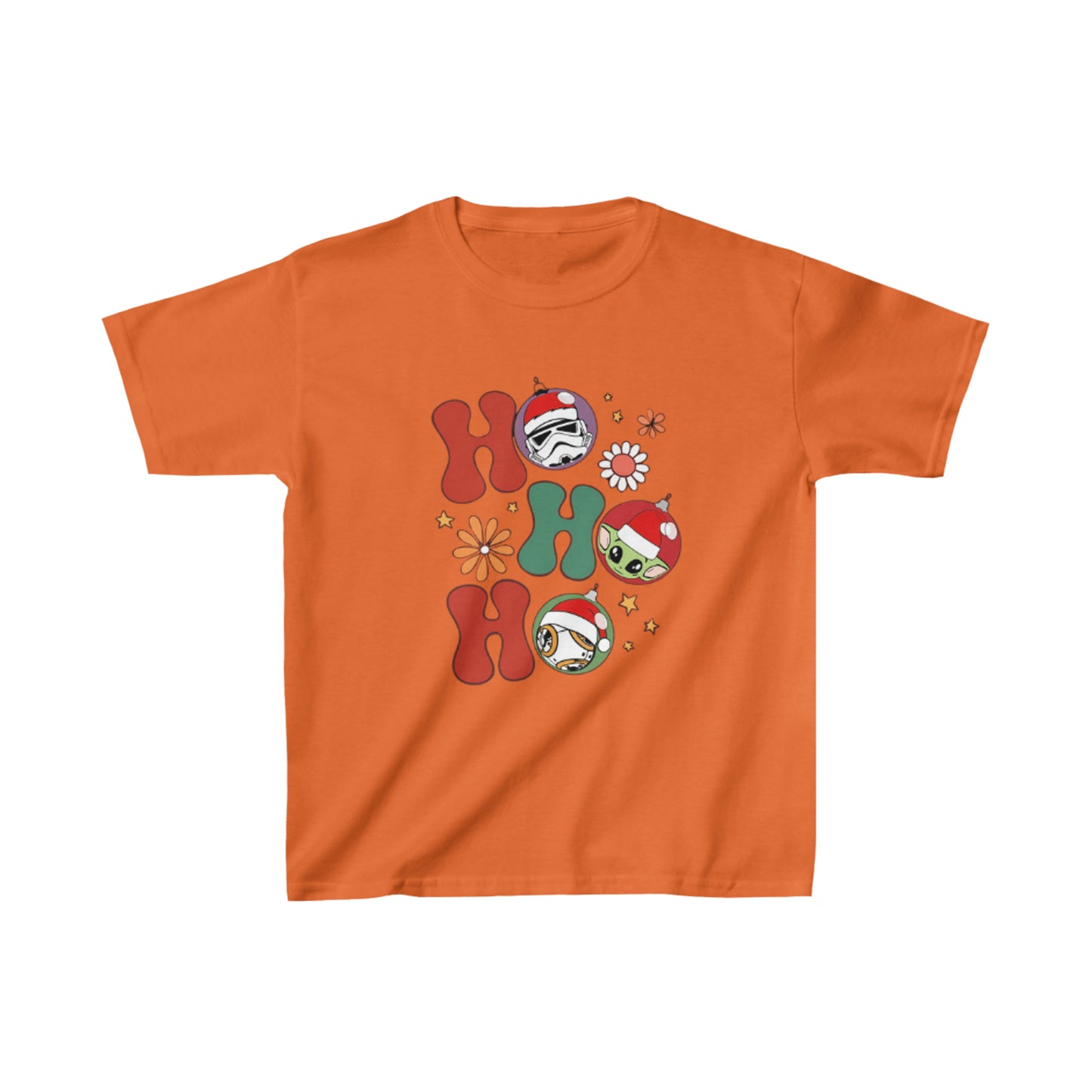 OMNI™ HO! HO! HO! Star Wars Christmas Themed Kids Heavy Cotton T-Shirt