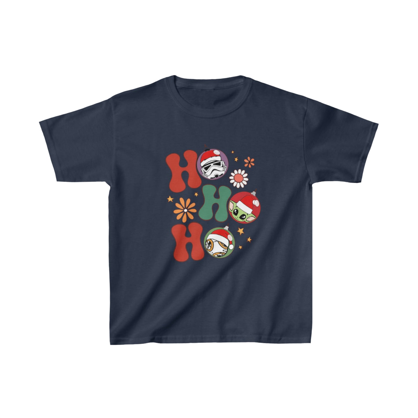 OMNI™ HO! HO! HO! Star Wars Christmas Themed Kids Heavy Cotton T-Shirt