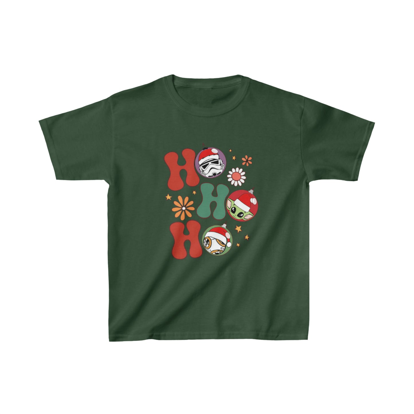 OMNI™ HO! HO! HO! Star Wars Christmas Themed Kids Heavy Cotton T-Shirt