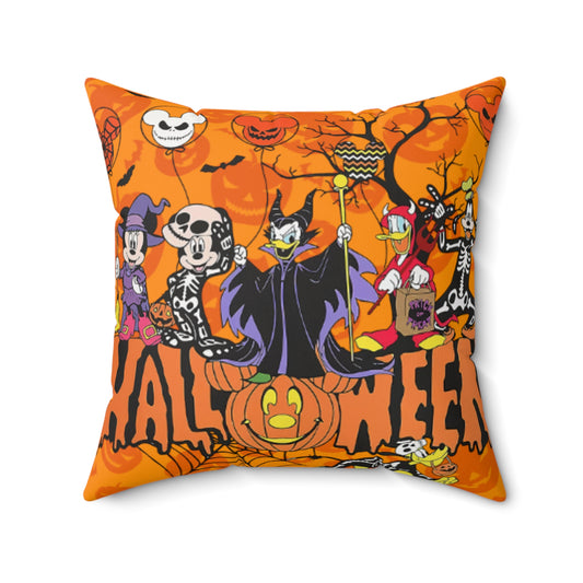 OMNI™ Classic Cartoon Halloween Spun Polyester Square Pillow