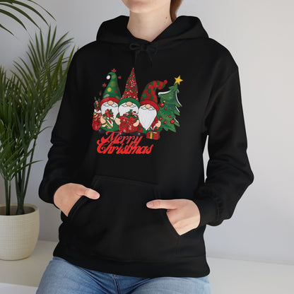 OMNI™ Merry Christmas Garden Gnomes Unisex Heavy Blend Hoodie