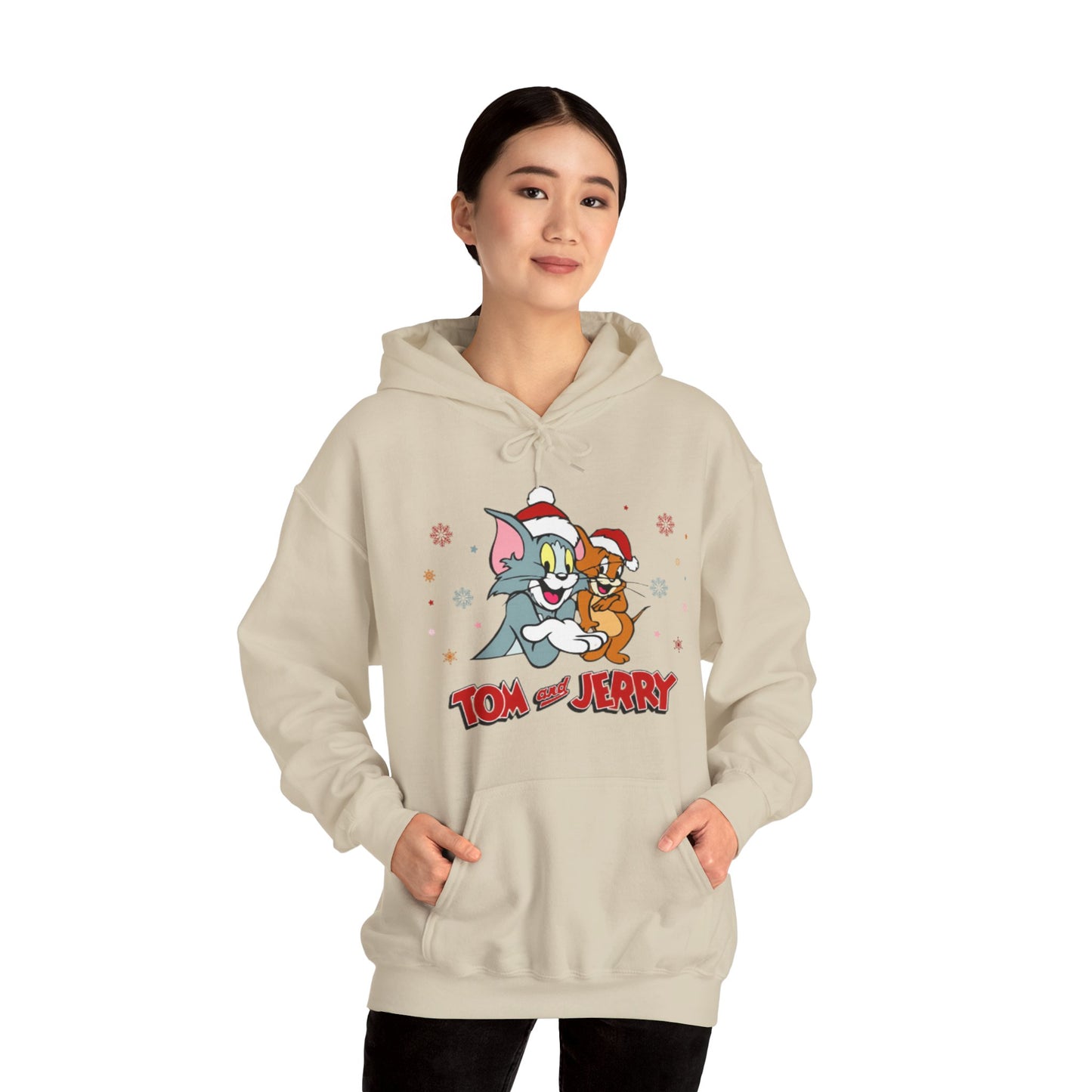 OMNI™ Tom and Jerry Christmas Themed Unisex Heavy Blend Hoodie