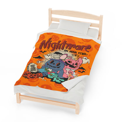 OMNI™ Nightmare On Main Street Velveteen Plush Blanket