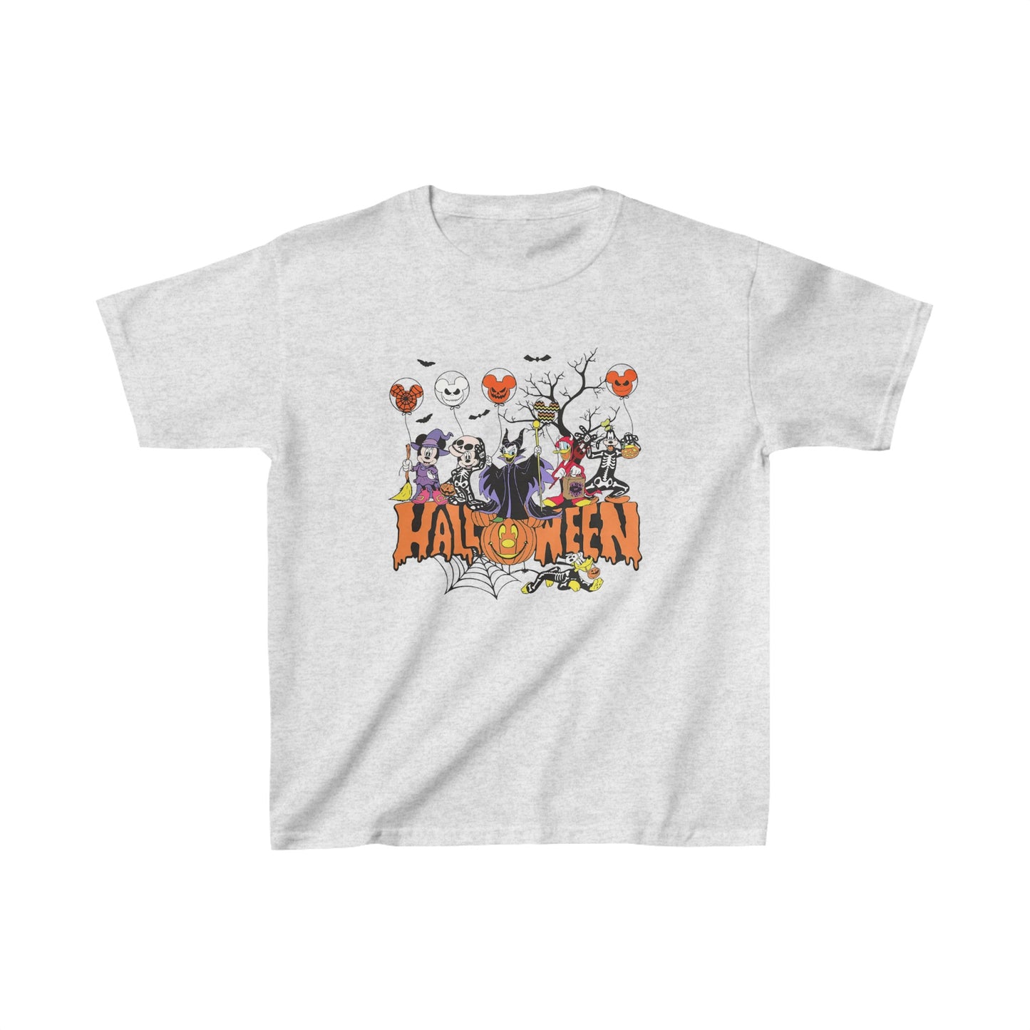 OMNI™ Classic Cartoon Halloween Unisex Kids Heavy Cotton T-Shirt