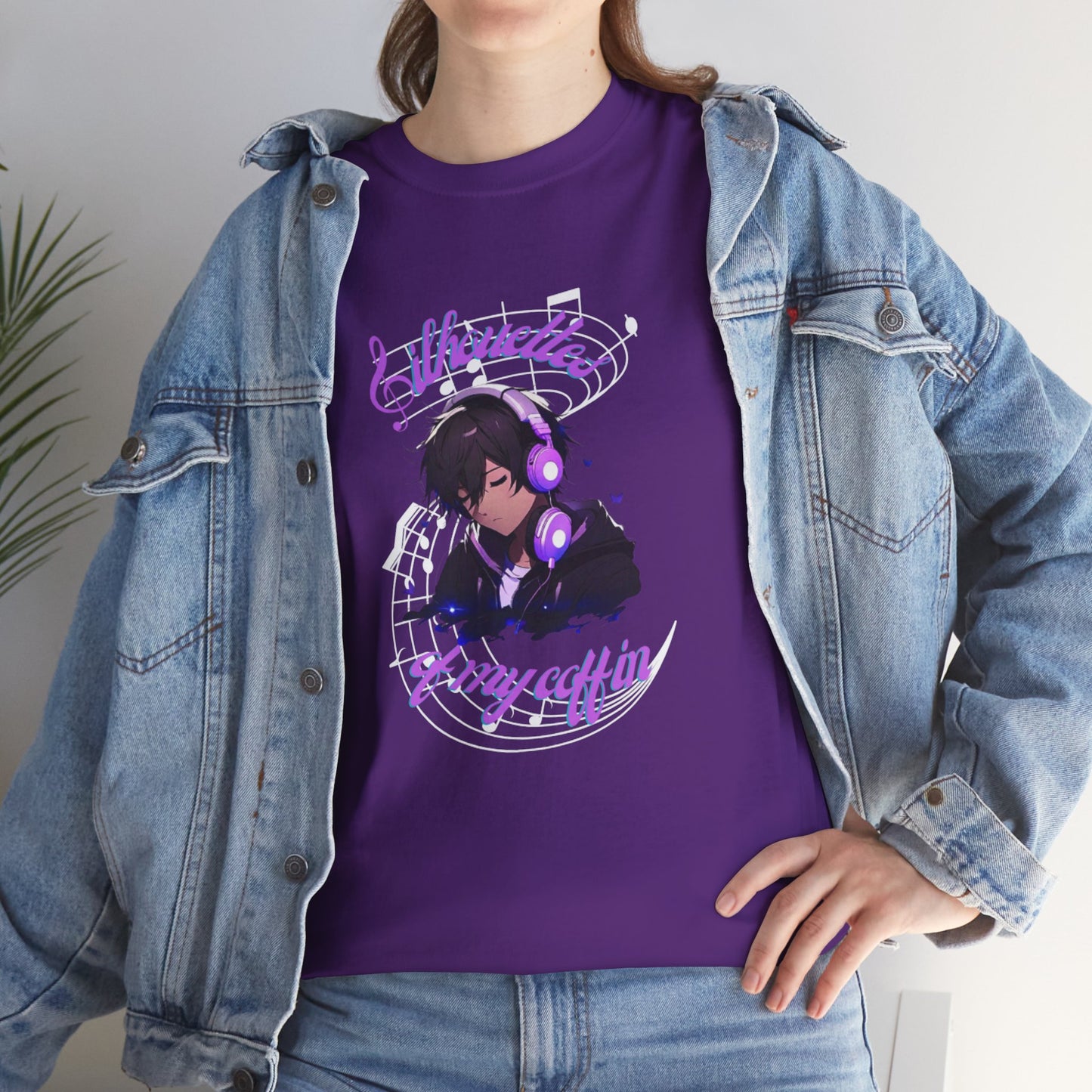 Silhouettes Of My Coffin Unisex Heavy Cotton T-Shirt