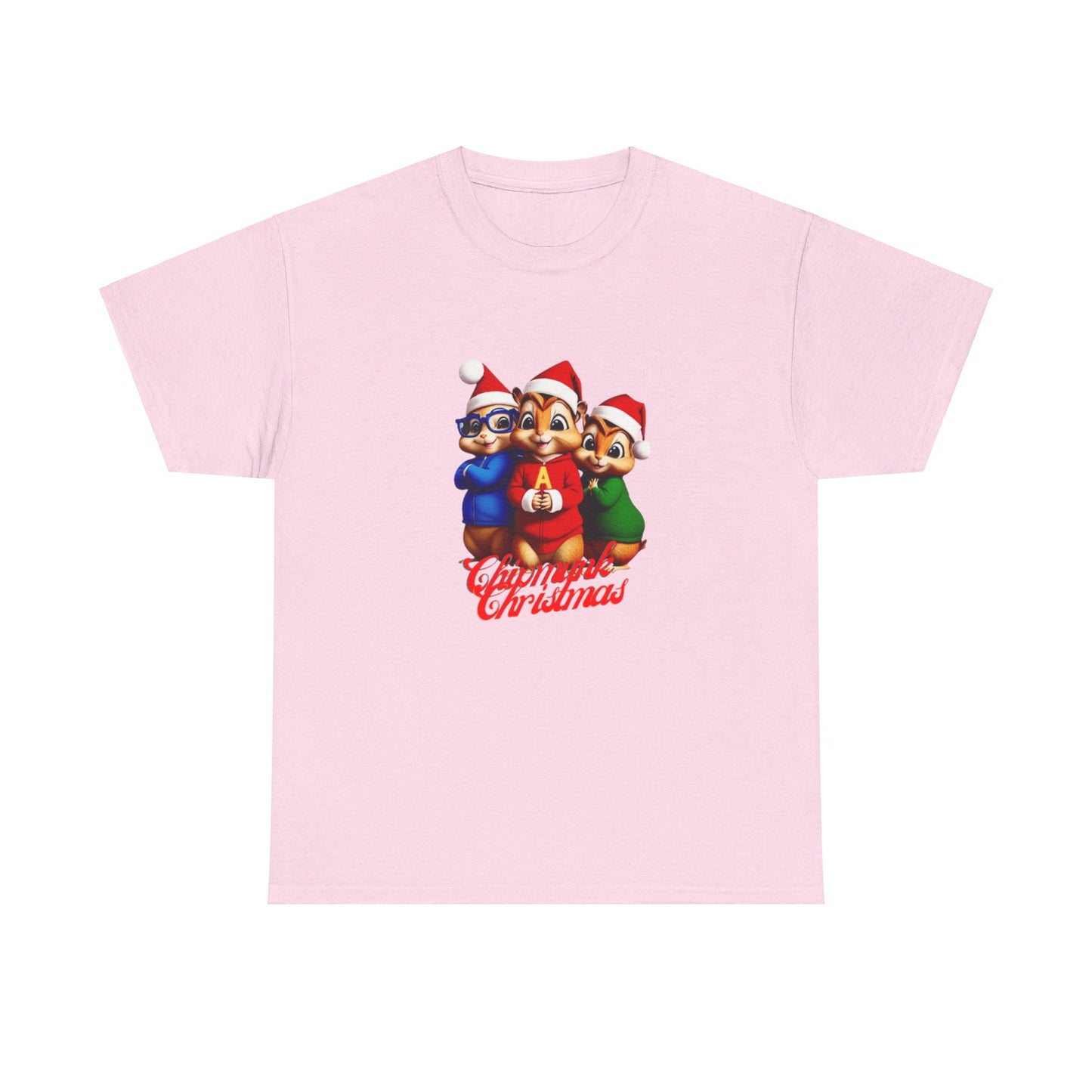 OMNI™ Chipmunk Christmas Unisex Heavy Cotton T-Shirt