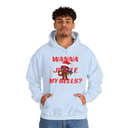 OMNI™ Deadpool Santa (Wanna Jingle My Bells?) Christmas Themed Hoodie