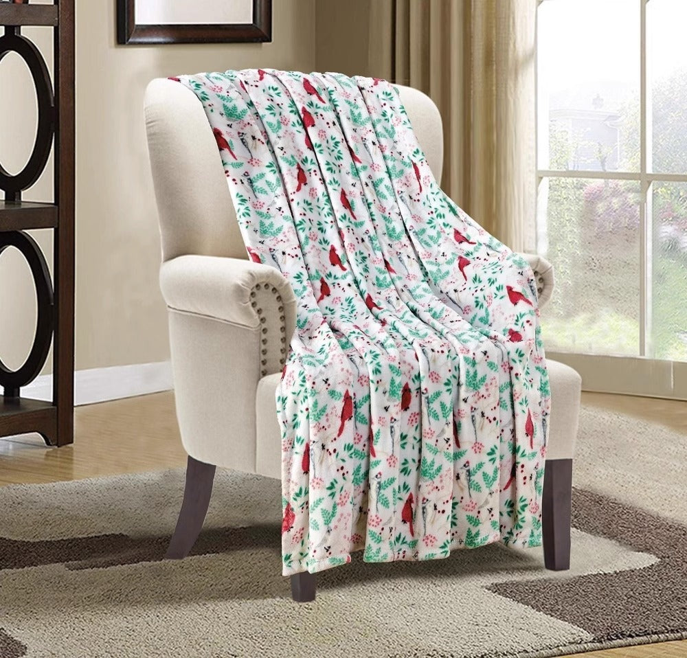 OMNI™ Double-sided Christmas Flannel Blanket