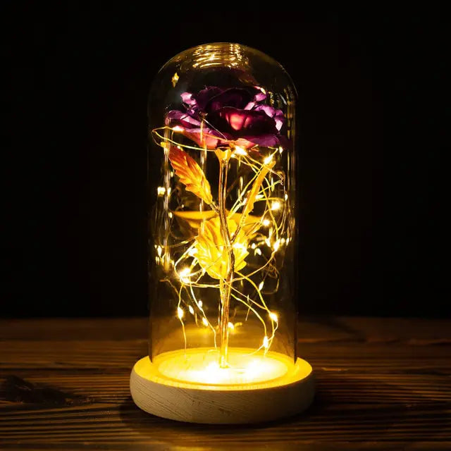 OMNI™ LED Enchanted Galaxy Rose Night Light