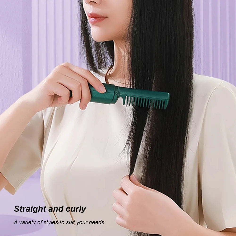 OMNI™ Portable Wireless Heated Hair Straightener Comb