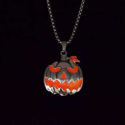 OMNI™ Jack O'Lantern Grin Pumpkin Halloween Luminous Necklace