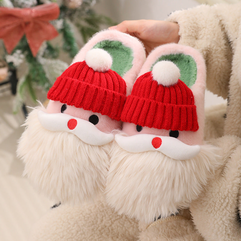 OMNI™ 3D Plush Santa Claus Christmas Plush Slippers