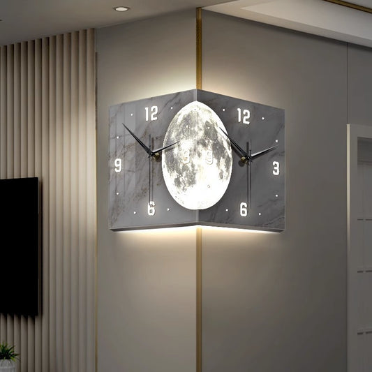 OMNI™ Lunar Beauty Luxury Corner Clock