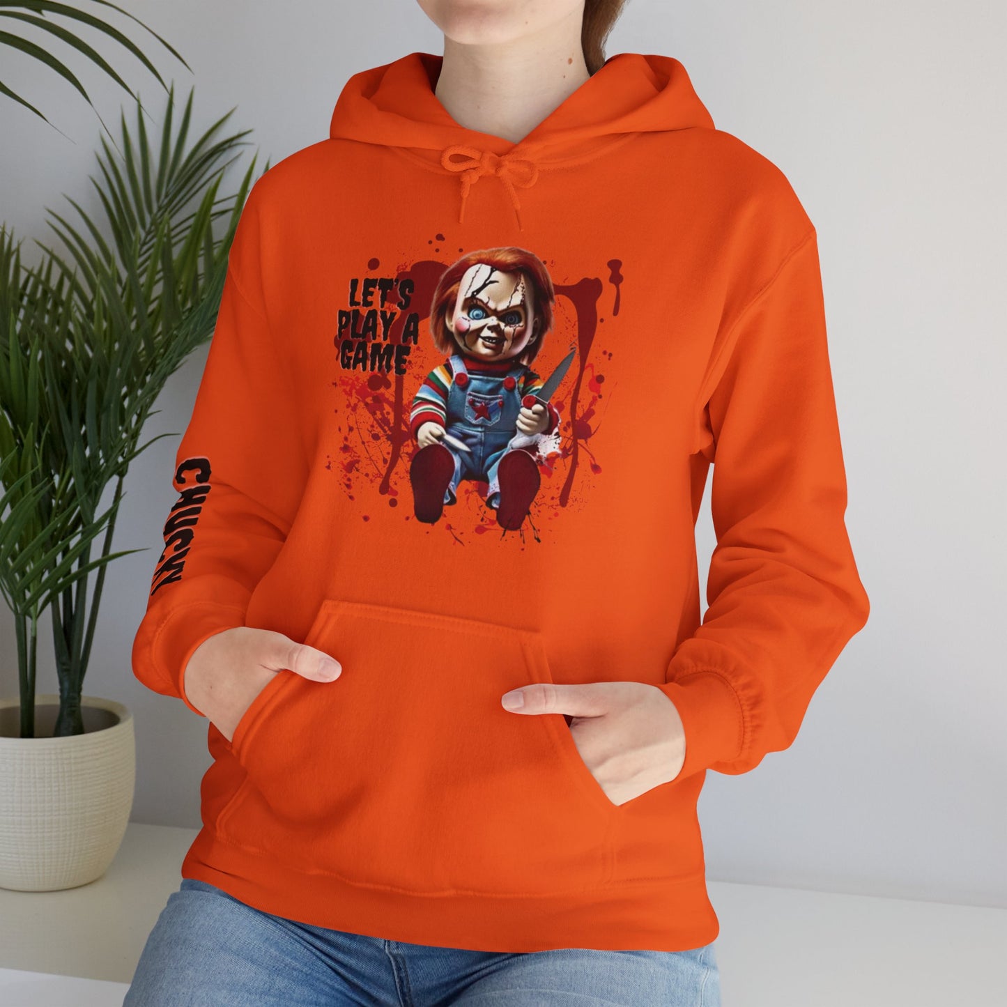 OMNI™ Chucky Bloody Design Unisex Heavy Blend Hoodie