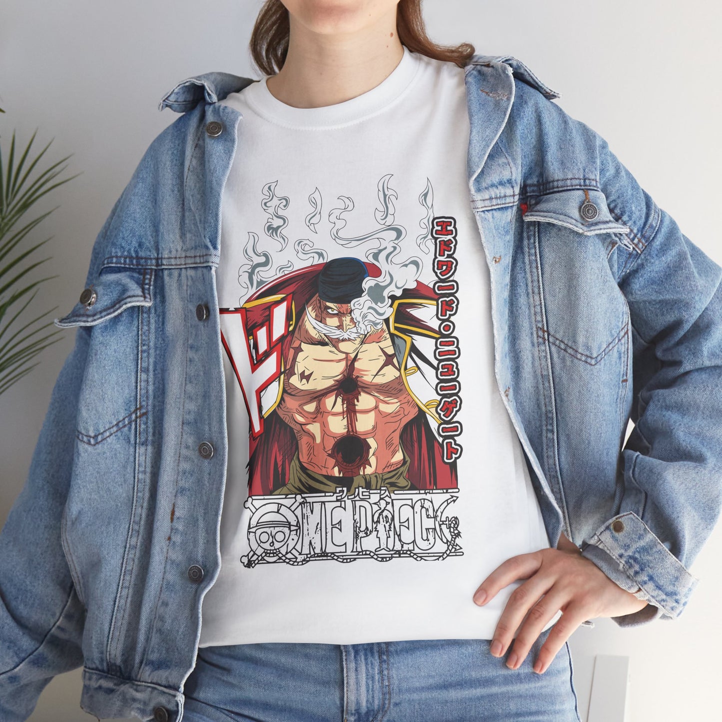 OMNI™ One Piece Edward "Whitebeard" Newgate Unisex Heavy Cotton T-Shirt