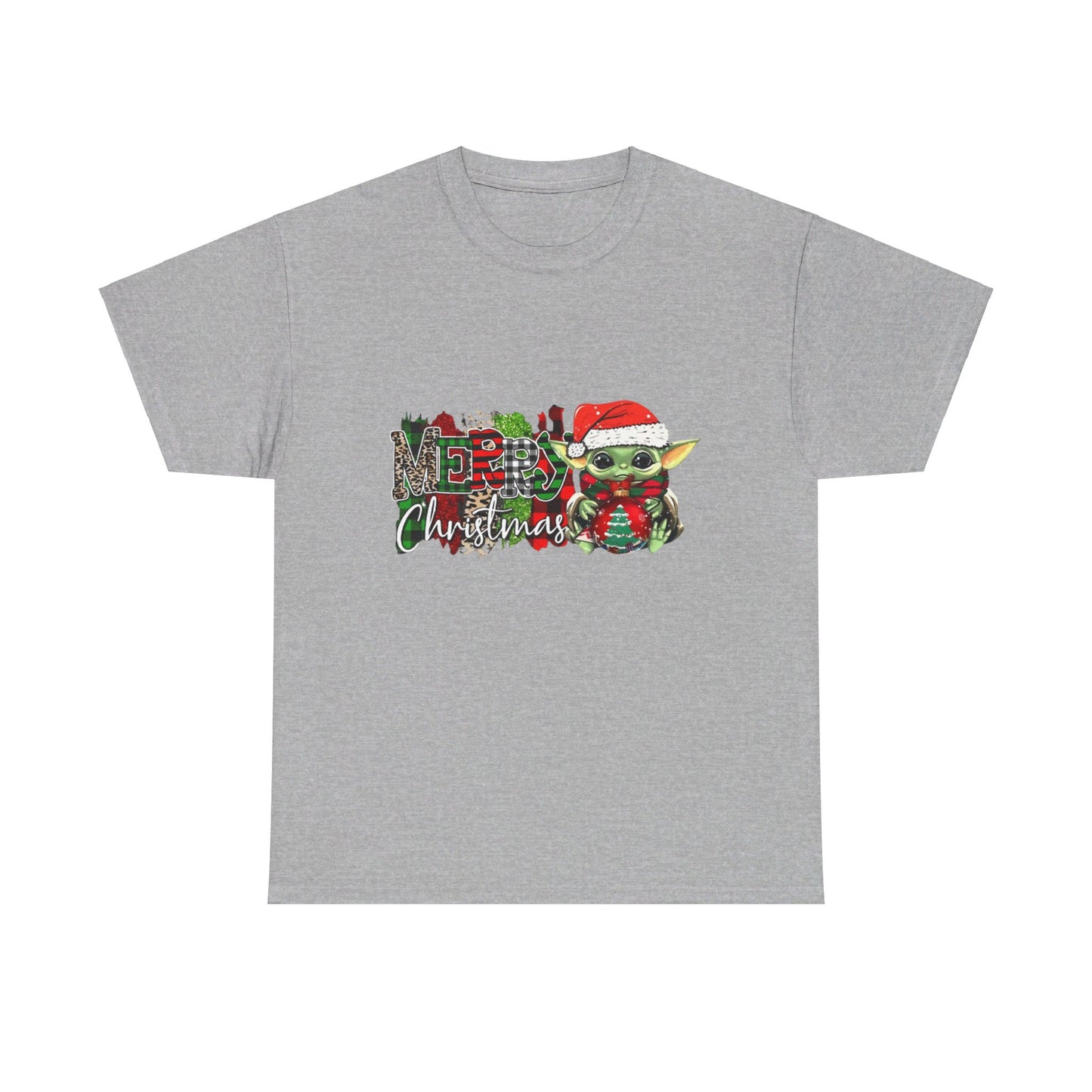 OMNI™ Baby Yoda Christmas Themed Unisex Heavy Cotton T-Shirt