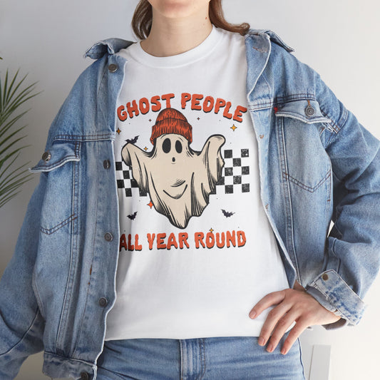 OMNI™ I Ghost People All Year Round Unisex Heavy Cotton T-Shirt