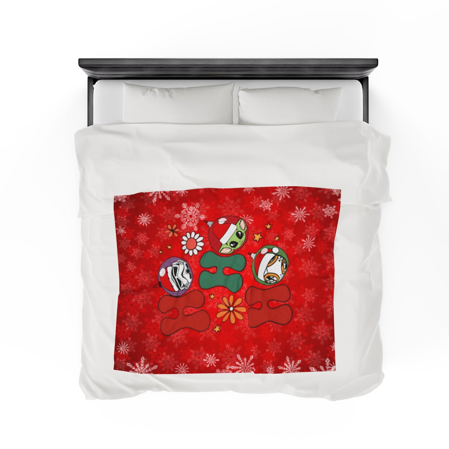 OMNI™ HO! HO! HO! Star Wars Christmas Themed Velveteen Plush Blanket