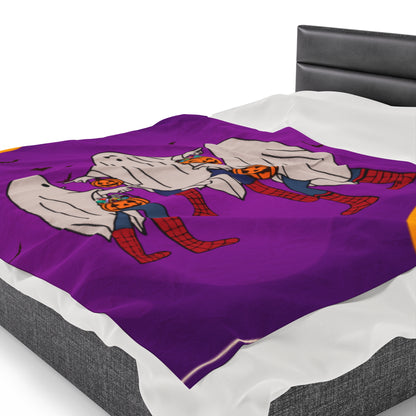 OMNI™ Halloween Themed Spider-Man Meme Velveteen Plush Blanket