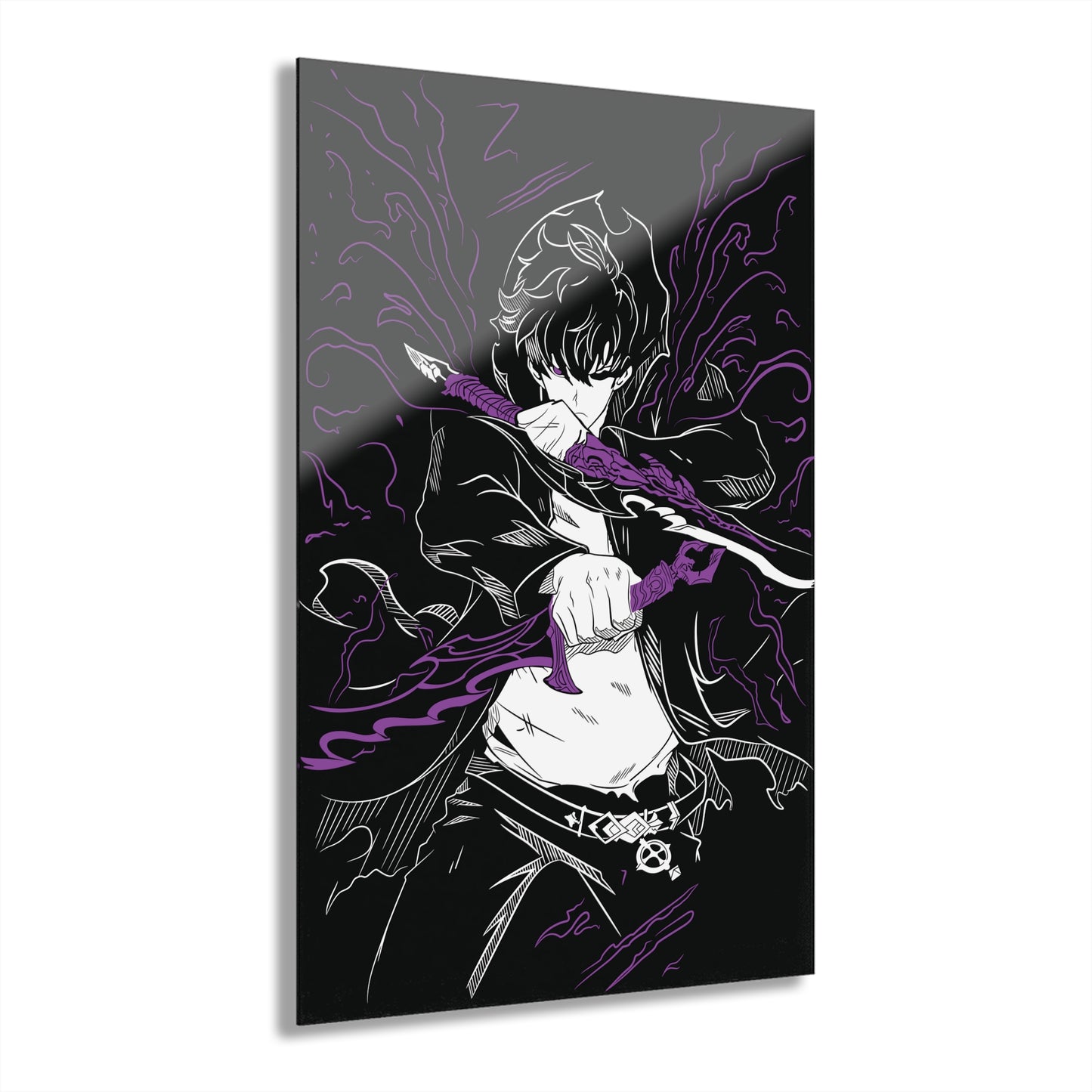 OMNI™ Solo Leveling Sung Jinwoo Twin Daggers Acrylic Print