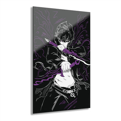 OMNI™ Solo Leveling Sung Jinwoo Twin Daggers Acrylic Print